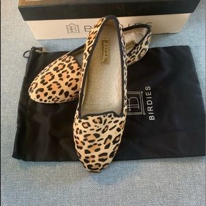 Birdies Wren Leopard Flats (*mismatched sizes)